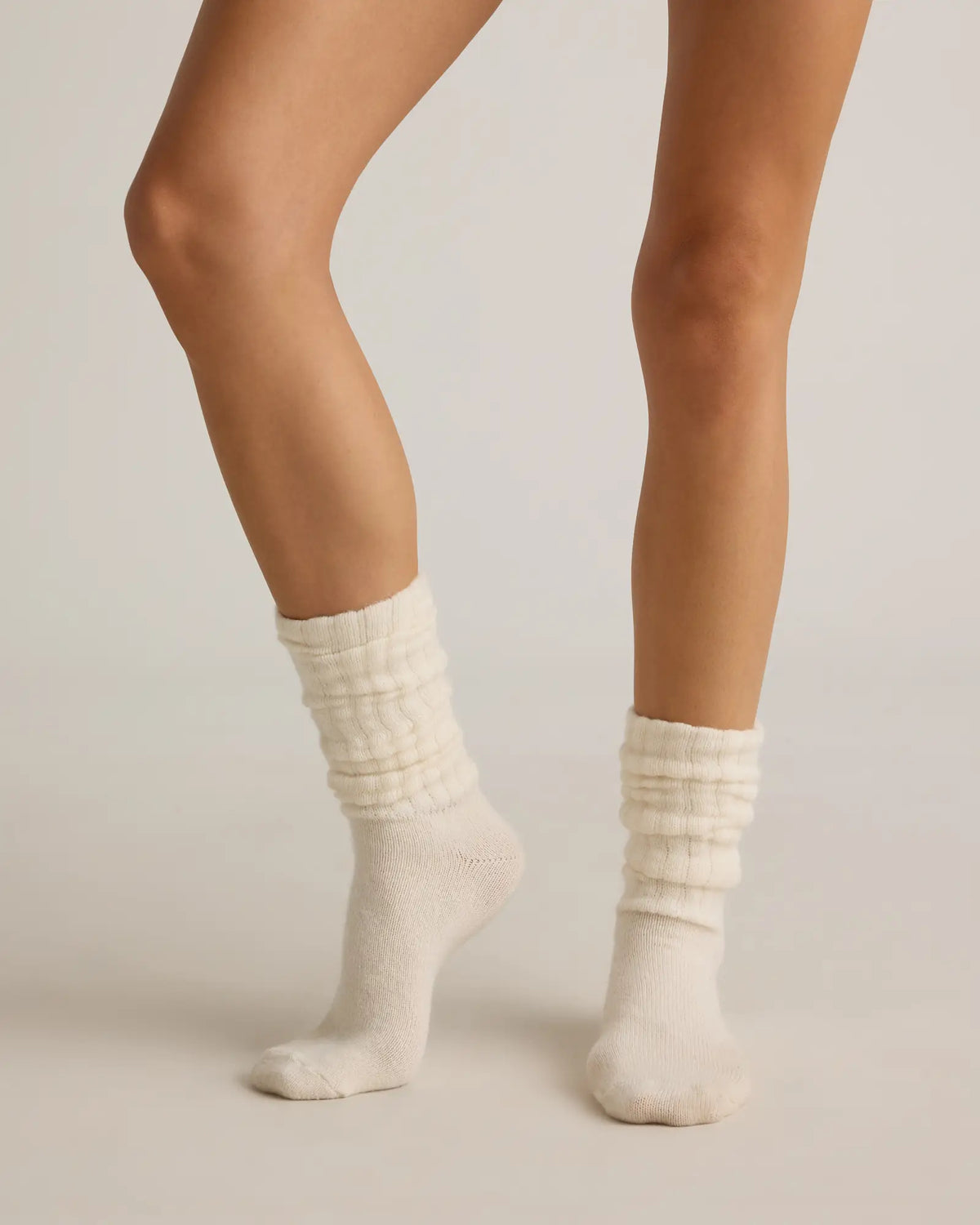 Mongolian Cashmere Slouch Sock - US 5722