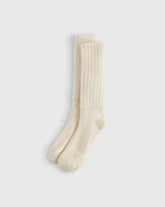 Mongolian Cashmere Slouch Sock - US 5722