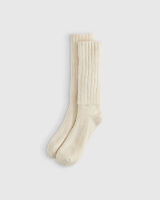 Mongolian Cashmere Slouch Sock - US 5722