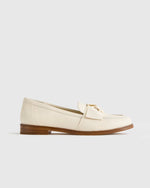 Italian Leather Bow Penny Loafer - US 9437