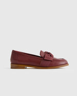 Italian Leather Bow Penny Loafer - US 2926