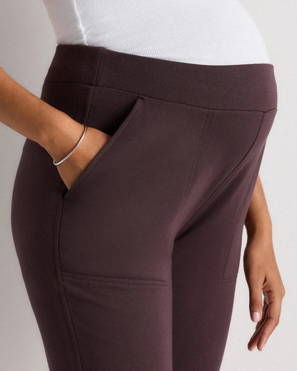 SuperSoft Fleece Maternity Joggers - US 3289