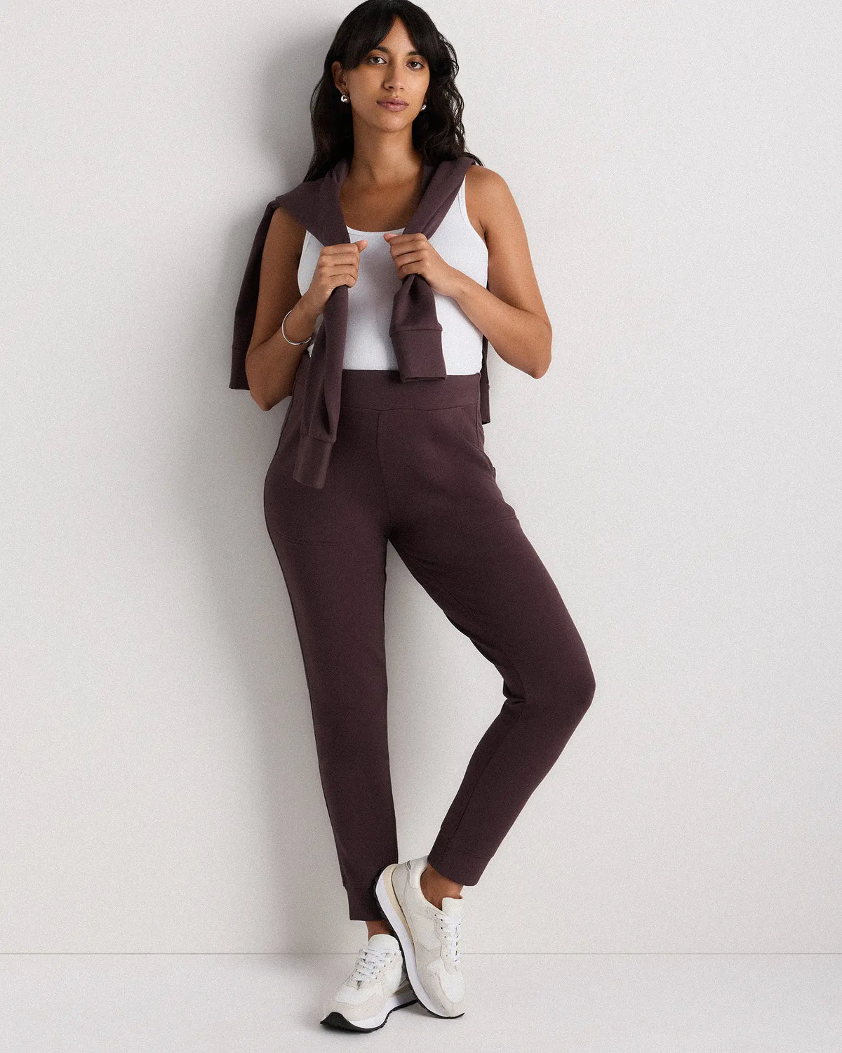 SuperSoft Fleece Maternity Joggers - US 3289