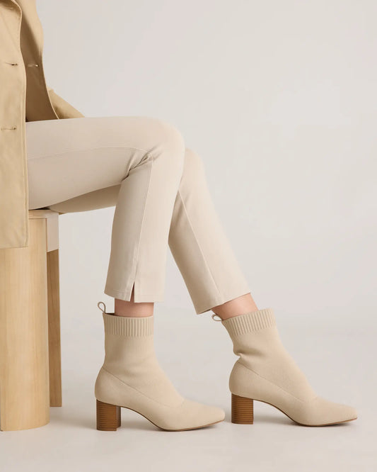 Eco Knit Heeled Bootie - US 5057