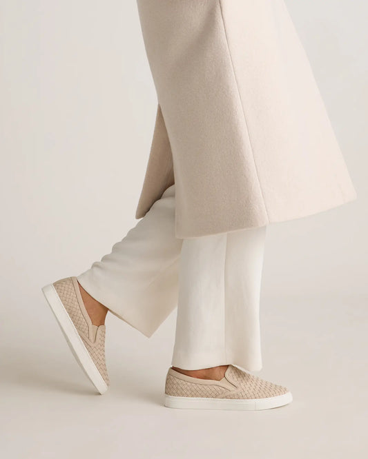 100% Handwoven Leather Slip On Sneaker - US 6743