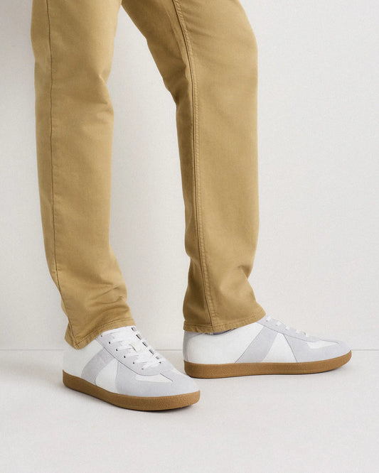 Italian Leather & Suede Lifestyle Trainer - US 8942