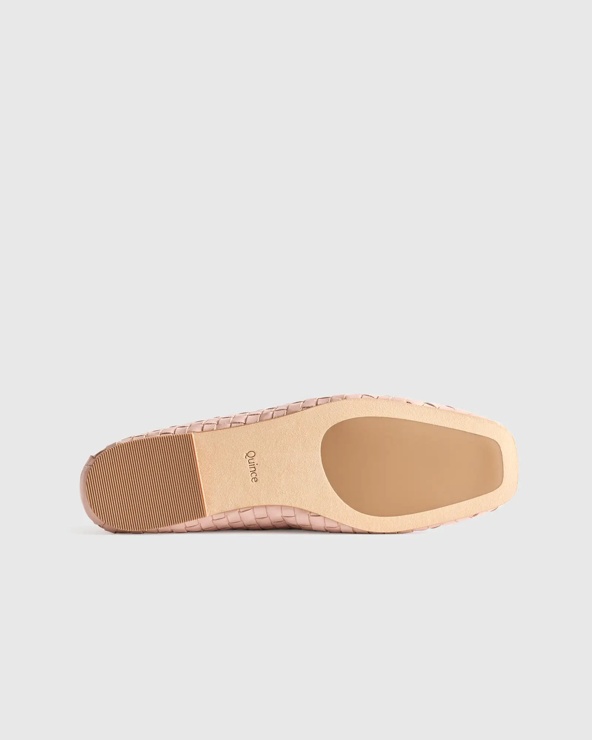 Italian Leather Handwoven Square Toe Ballet Flat - US 7263