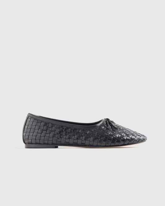 Italian Leather Handwoven Ballet Flat - US 4823