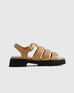 Italian Leather Lug Sole Fisherman Sandal - US 4861