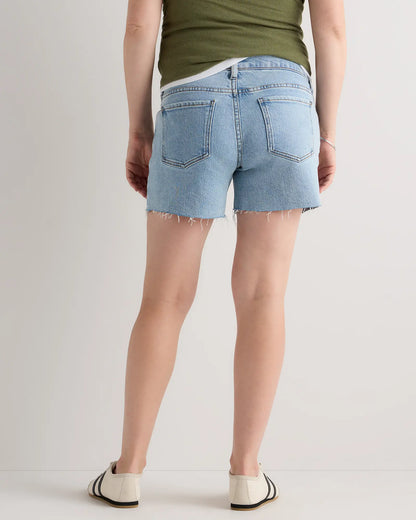 Lila Stretch Maternity Vintage Shorts - US 4604