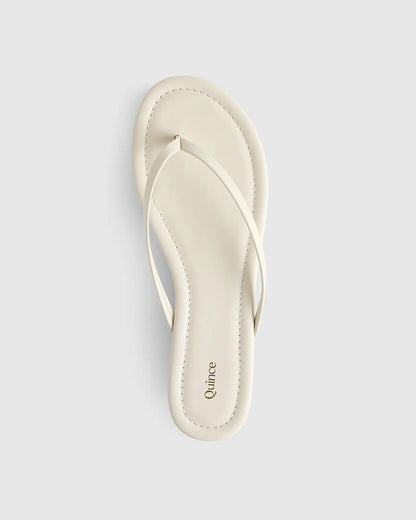 Italian Leather Flip Flops - US 5079
