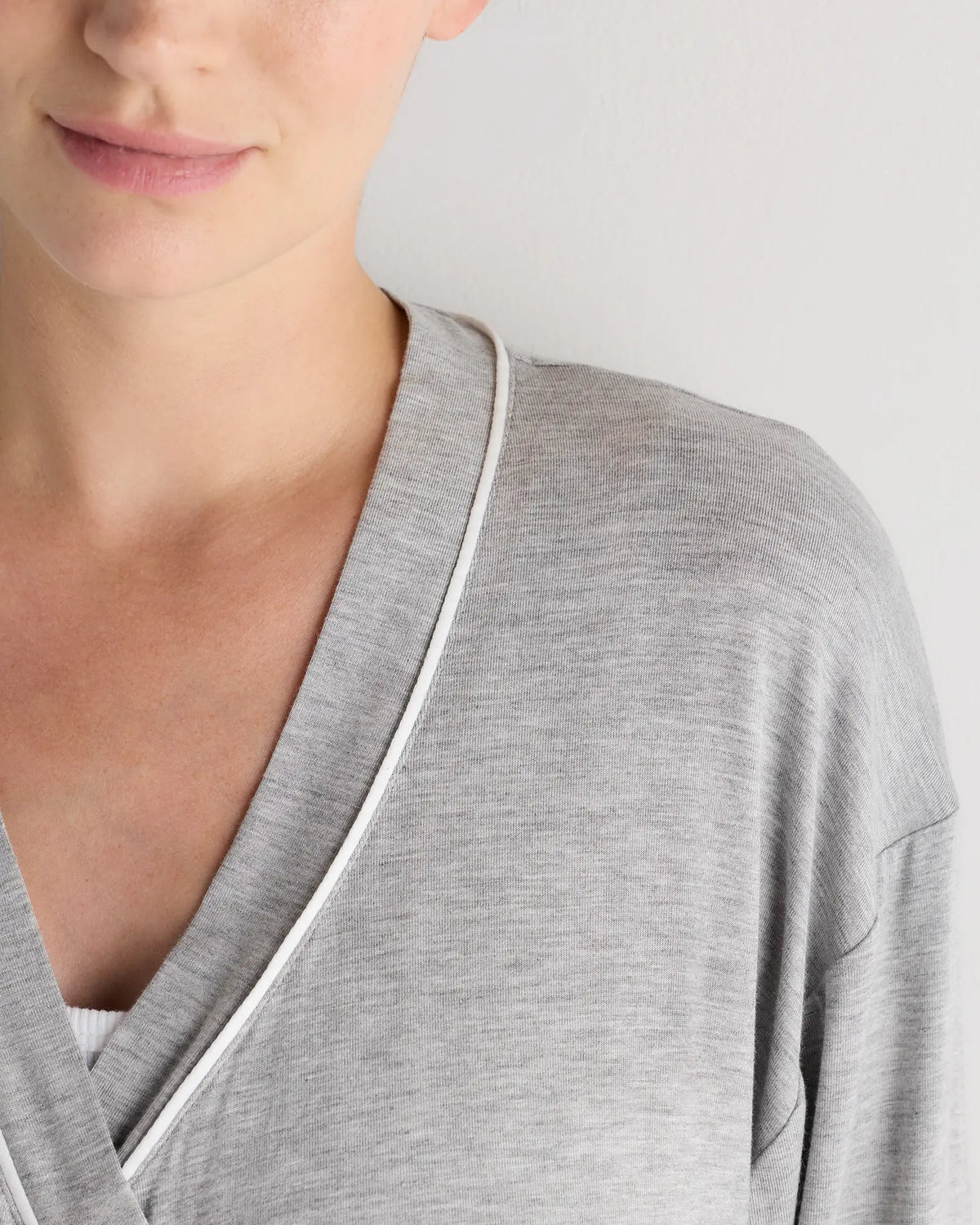 Bamboo Jersey Maternity Robe - US 5275