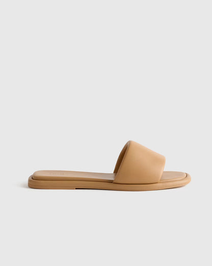 Italian Leather Slide Sandal - US 0428
