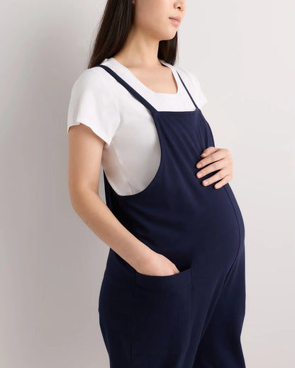 Organic Cotton Maternity Overalls - US 1224