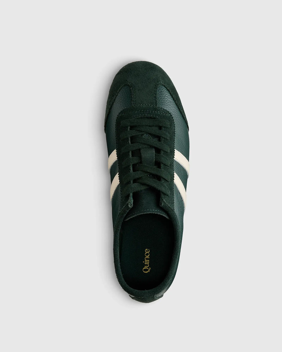 Italian Leather & Suede Low Profile Sneaker - US 2028