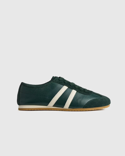 Italian Leather & Suede Low Profile Sneaker - US 2028