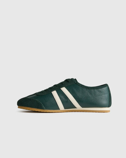 Italian Leather & Suede Low Profile Sneaker - US 2028