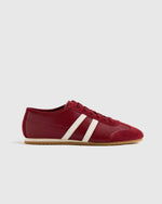Italian Leather & Suede Low Profile Sneaker - US 4006