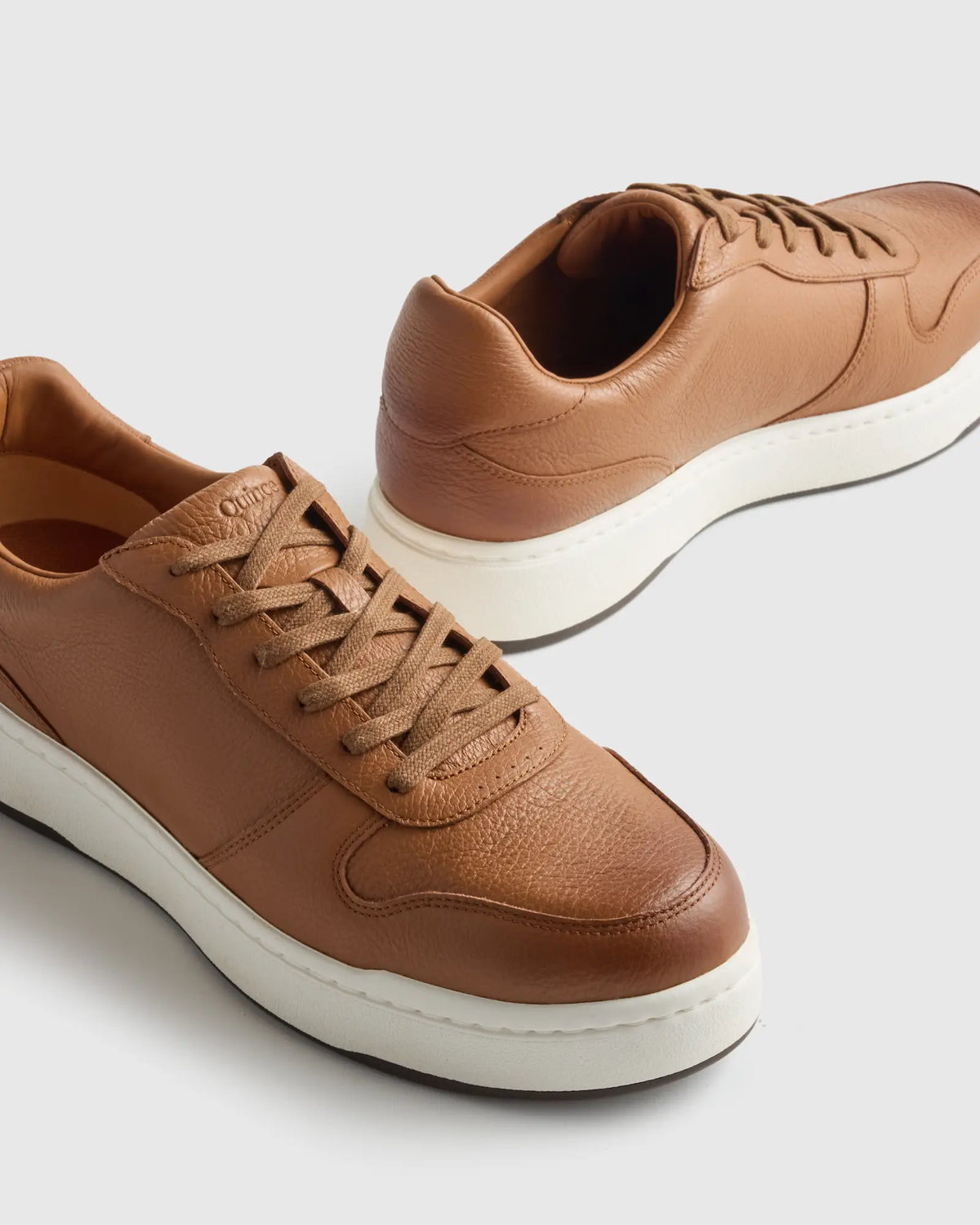 Full-Grain Leather Comfort Court Sneaker - US 8329
