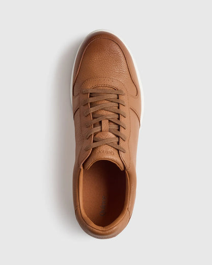 Full-Grain Leather Comfort Court Sneaker - US 8329