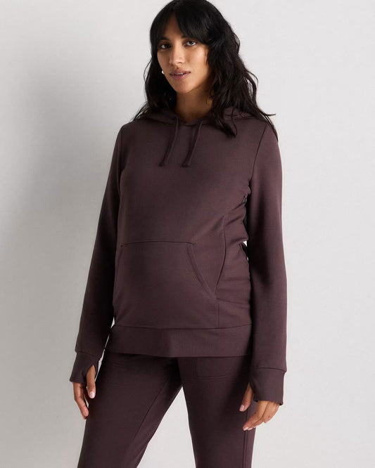 SuperSoft Fleece Maternity & Nursing Hoodie - US 0125
