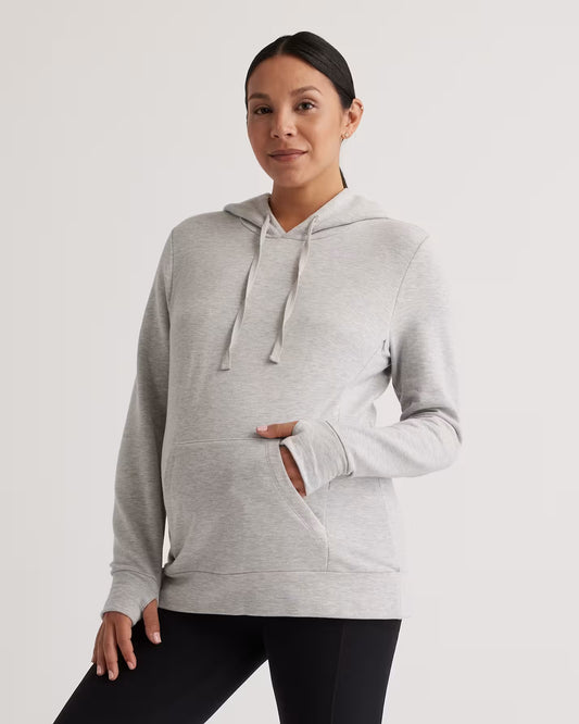 SuperSoft Fleece Maternity & Nursing Hoodie - US 0339
