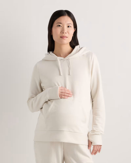 SuperSoft Fleece Maternity & Nursing Hoodie - US 8373