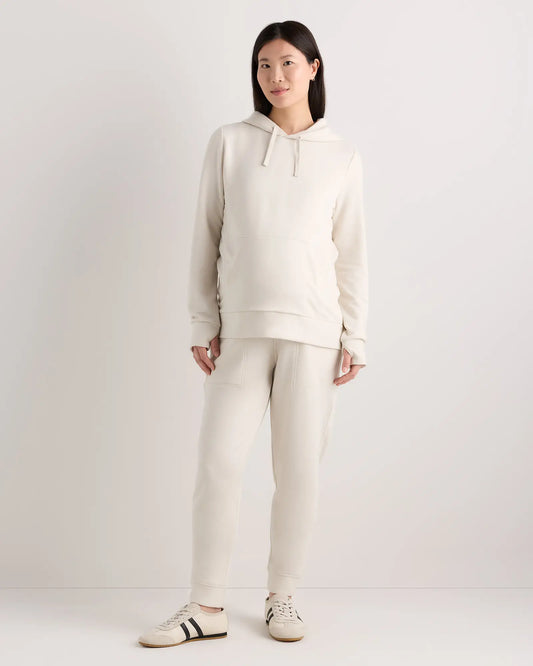 SuperSoft Fleece Maternity & Nursing Hoodie - US 8373
