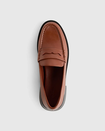 Italian Leather Penny Loafer - US 9923