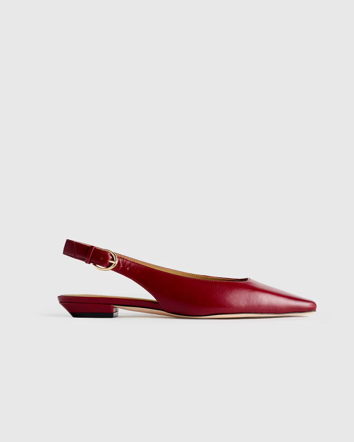 Italian Leather Slingback Flat - US 2365