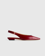 Italian Leather Slingback Flat - US 2365