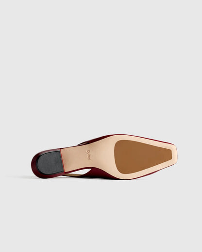 Italian Leather Slingback Flat - US 2365