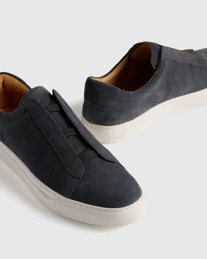 Italian Suede Tailored Sneaker - US 0085