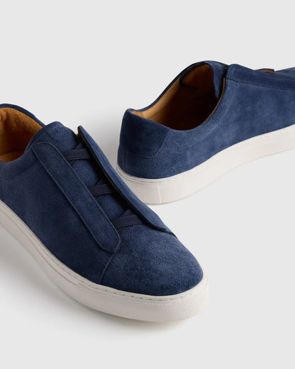 Italian Suede Tailored Sneaker - US 8283