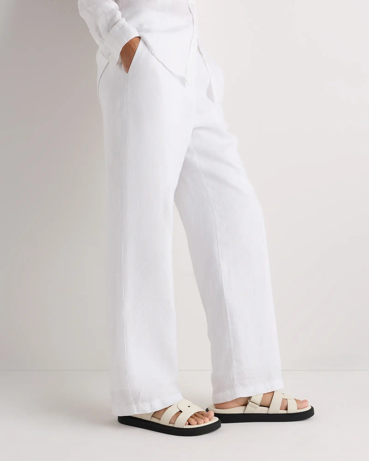 Italian Leather Sport Slide Sandal - US 7855