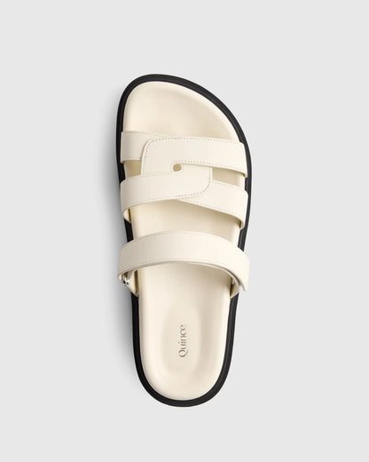 Italian Leather Sport Slide Sandal - US 7855