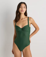 Italian Underwire One-Piece Swimsuit - US 7771
