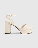 Italian Leather Platform 115mm Block Heel - US 5303
