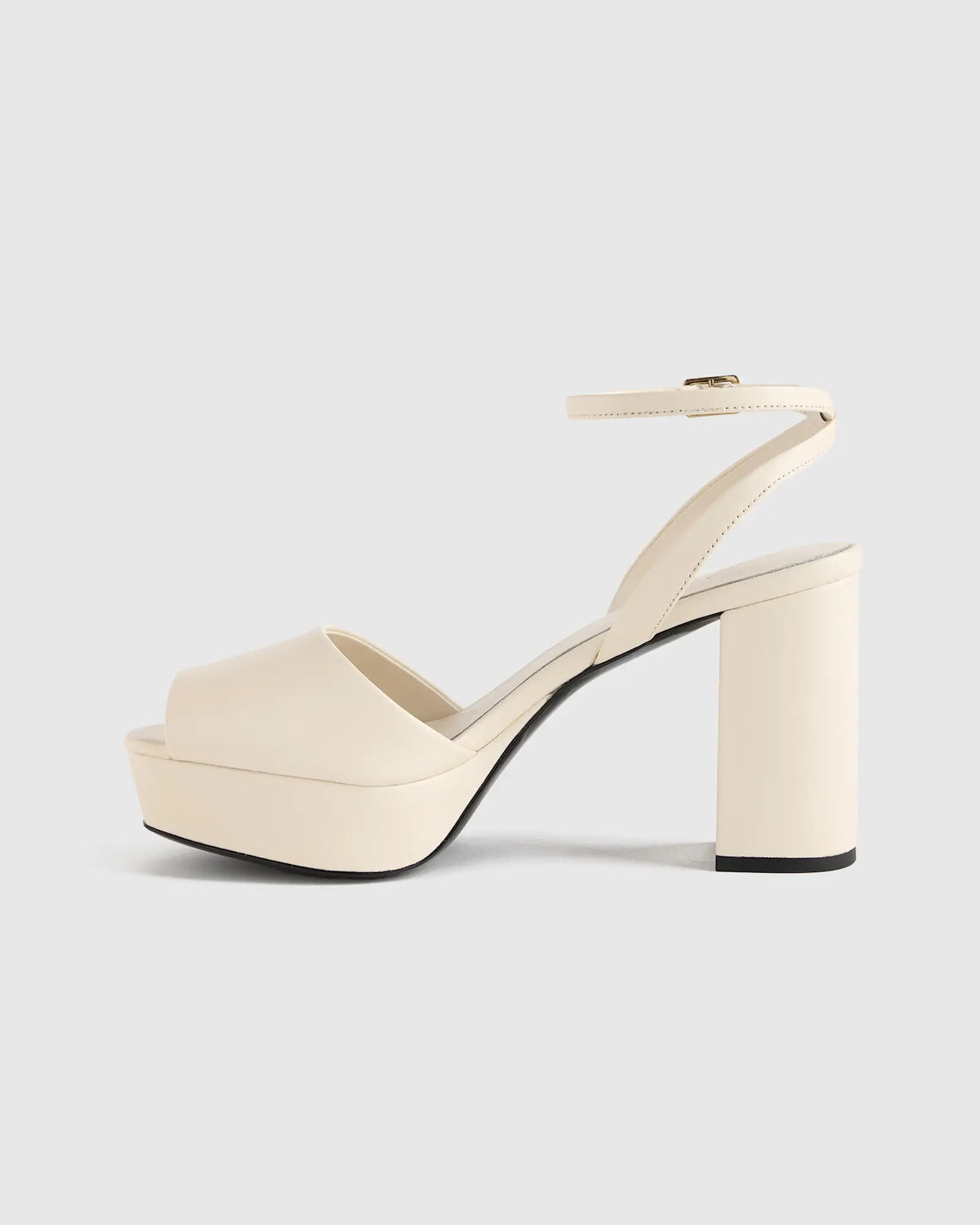 Italian Leather Platform 115mm Block Heel - US 5303