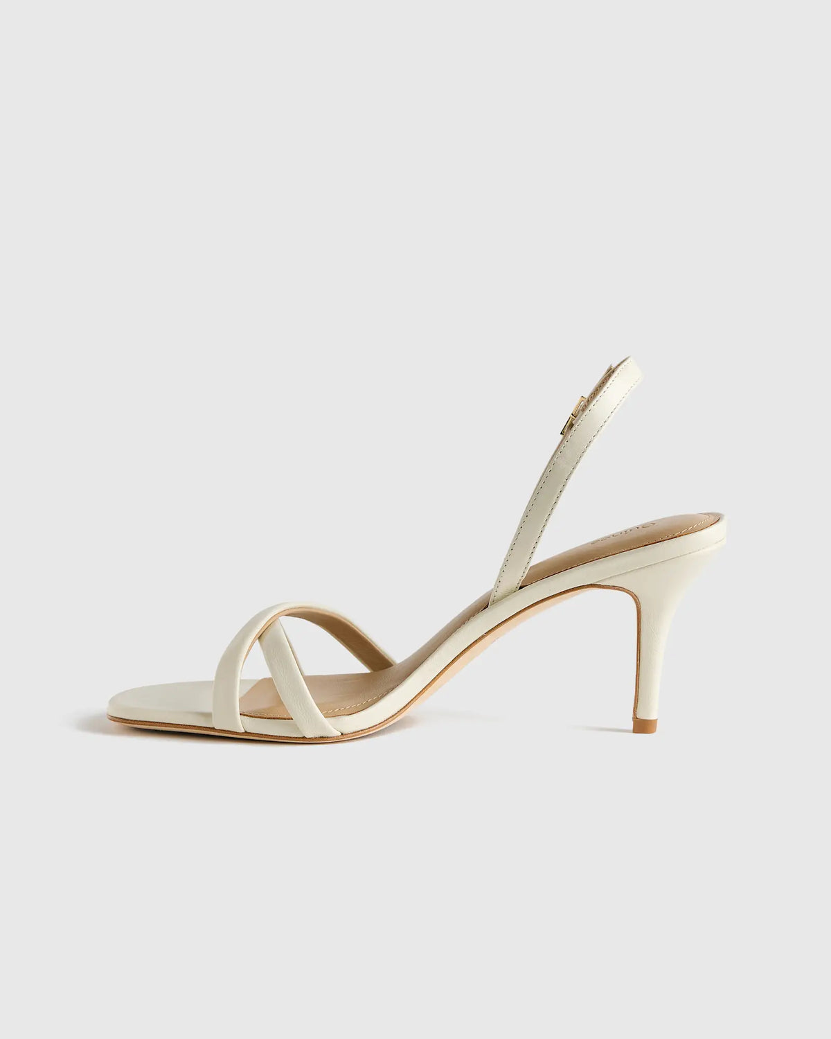 Italian Leather 75mm Slingback Heeled Sandal - US 5920
