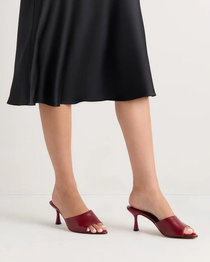 Italian Leather 65mm Stiletto Mule - US 0074