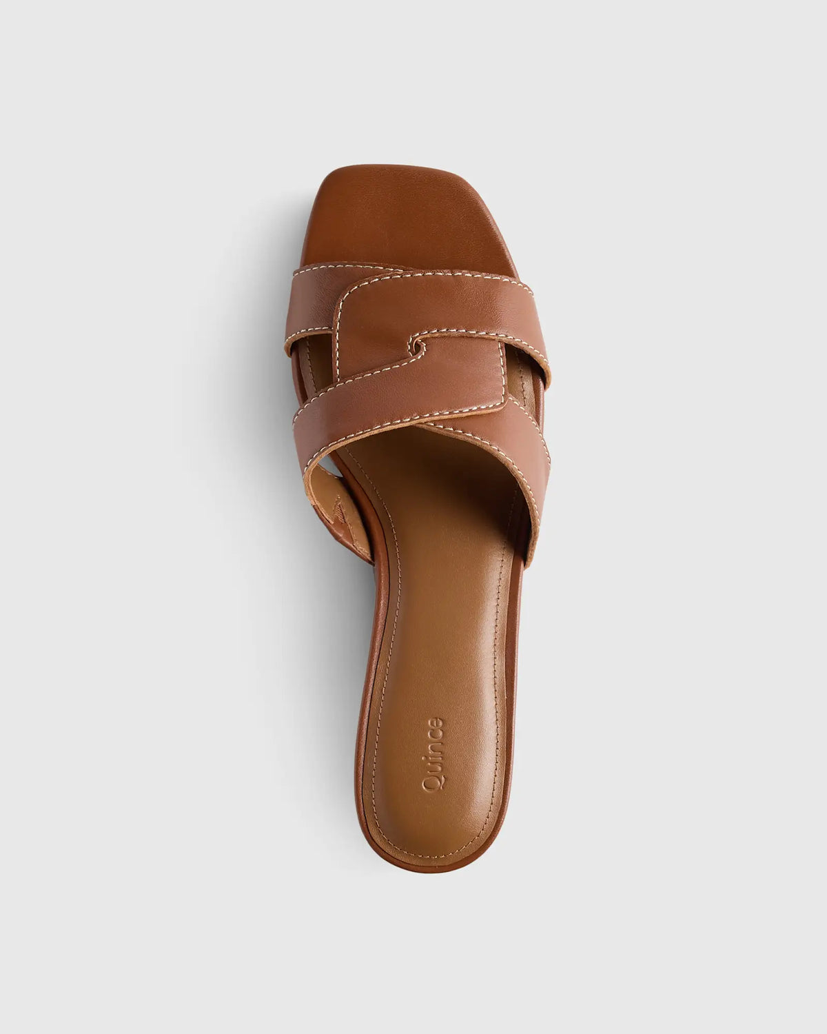 Italian Leather 35mm Wood Block Heel Mule - US 5094