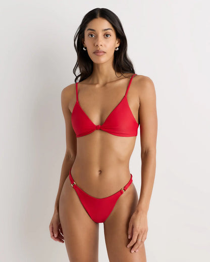 Italian High-Leg Ring Bikini Bottom - US 0689