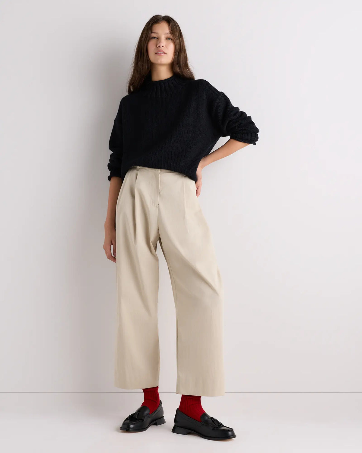 Italian Leather Tassel Loafer - US 5067