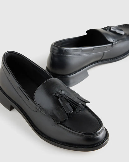 Italian Leather Tassel Loafer - US 5067