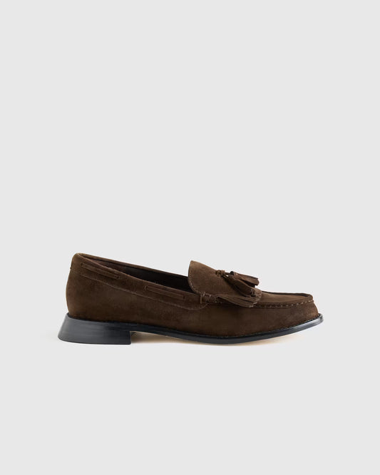 Italian Leather Tassel Loafer - US 3636