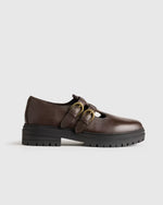 Italian Leather Lug Sole Mary Jane - US 6706