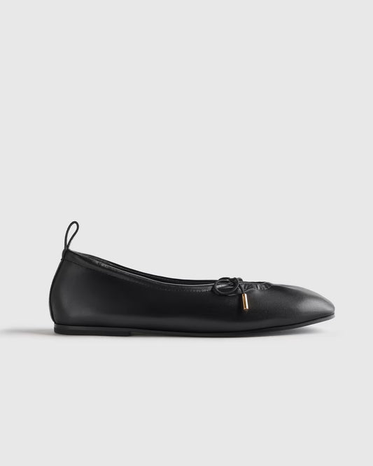 Italian Leather Keyhole Ballet Flat - US 0590