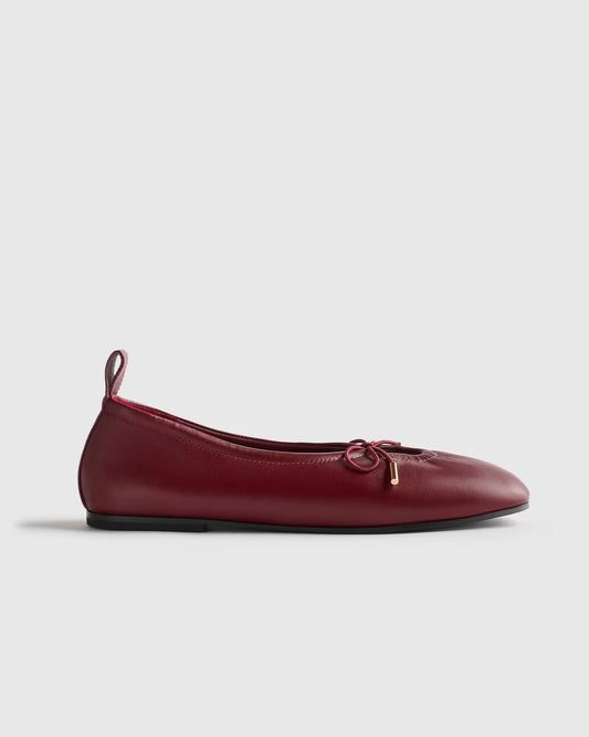 Italian Leather Keyhole Ballet Flat - US 5938