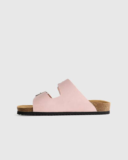 Nappa Leather Double Buckle Slide - US 5706